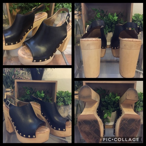 Amazing! Sam Edelman Marley Clog Platform Shoe 10M - Picture 2 of 8